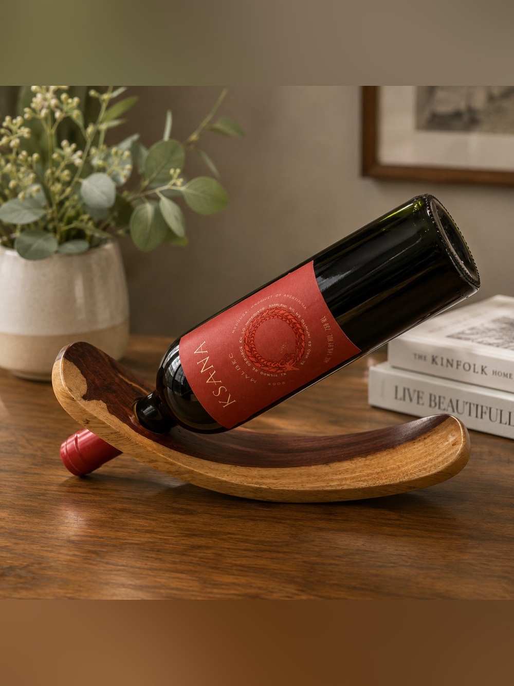 Floating Wine Bottle Holder